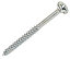 Silverscrew PZ Double-countersunk Zinc-plated Carbon steel Multipurpose screw (Dia)6mm (L)120mm, Pack of 50