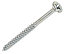 Silverscrew PZ Double-countersunk Zinc-plated Carbon steel Multipurpose screw (Dia)6mm (L)150mm, Pack of 50