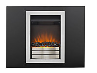 Sirocco Easton 2kW Black Chrome effect Electric Fire