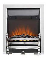 Sirocco Fairfield Traditional 2kW Black Chrome effect Electric Fire