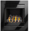 Sirocco Ignite Cristal Black Manual control Gas Fire