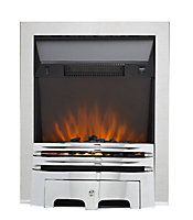 Sirocco Westerly Classic 2kW Black Chrome effect Electric Fire