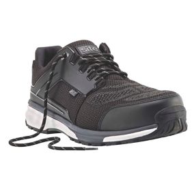 Site Agile Black Safety trainers, Size 7
