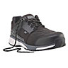 Site Agile Black Safety trainers, Size 8