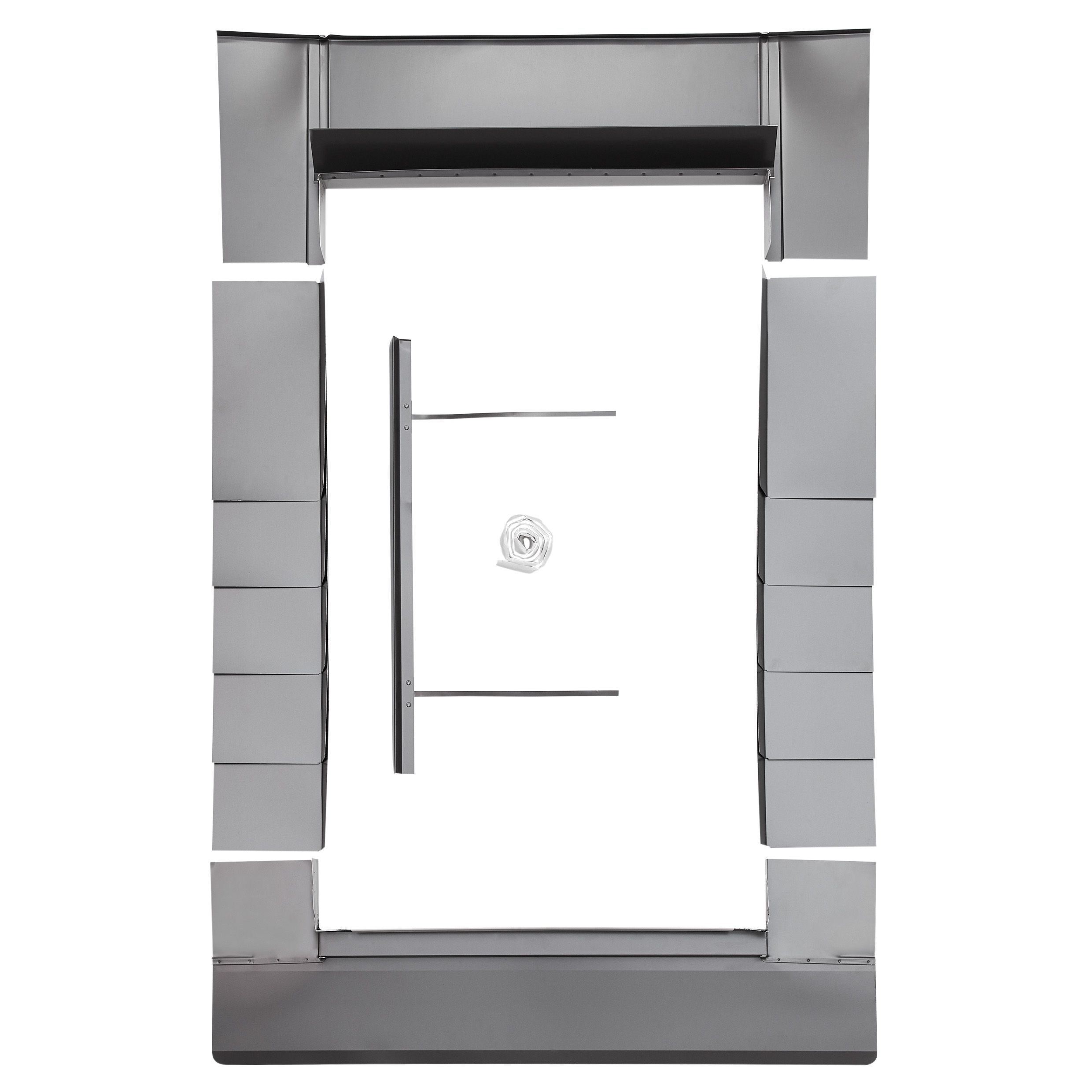Site Anthracite Aluminium Slate Flashing, (L)0.98m (W)0.78m