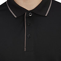 Site Barchan Black & grey Men's Polo shirt Medium