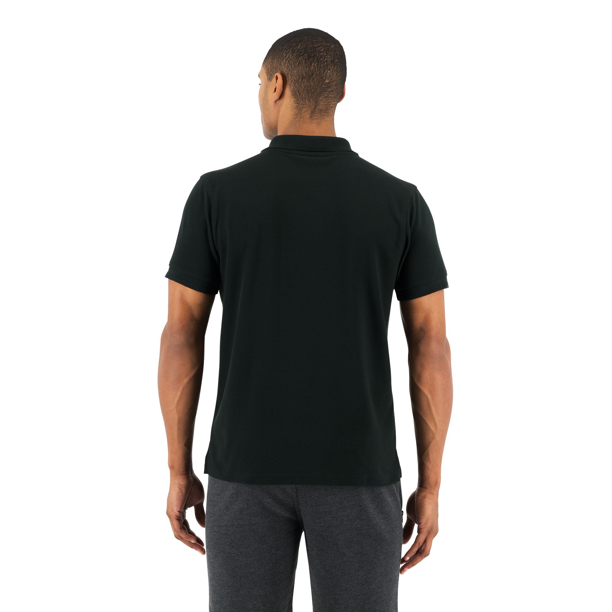 Site Barnat Black Men's Polo shirt Medium
