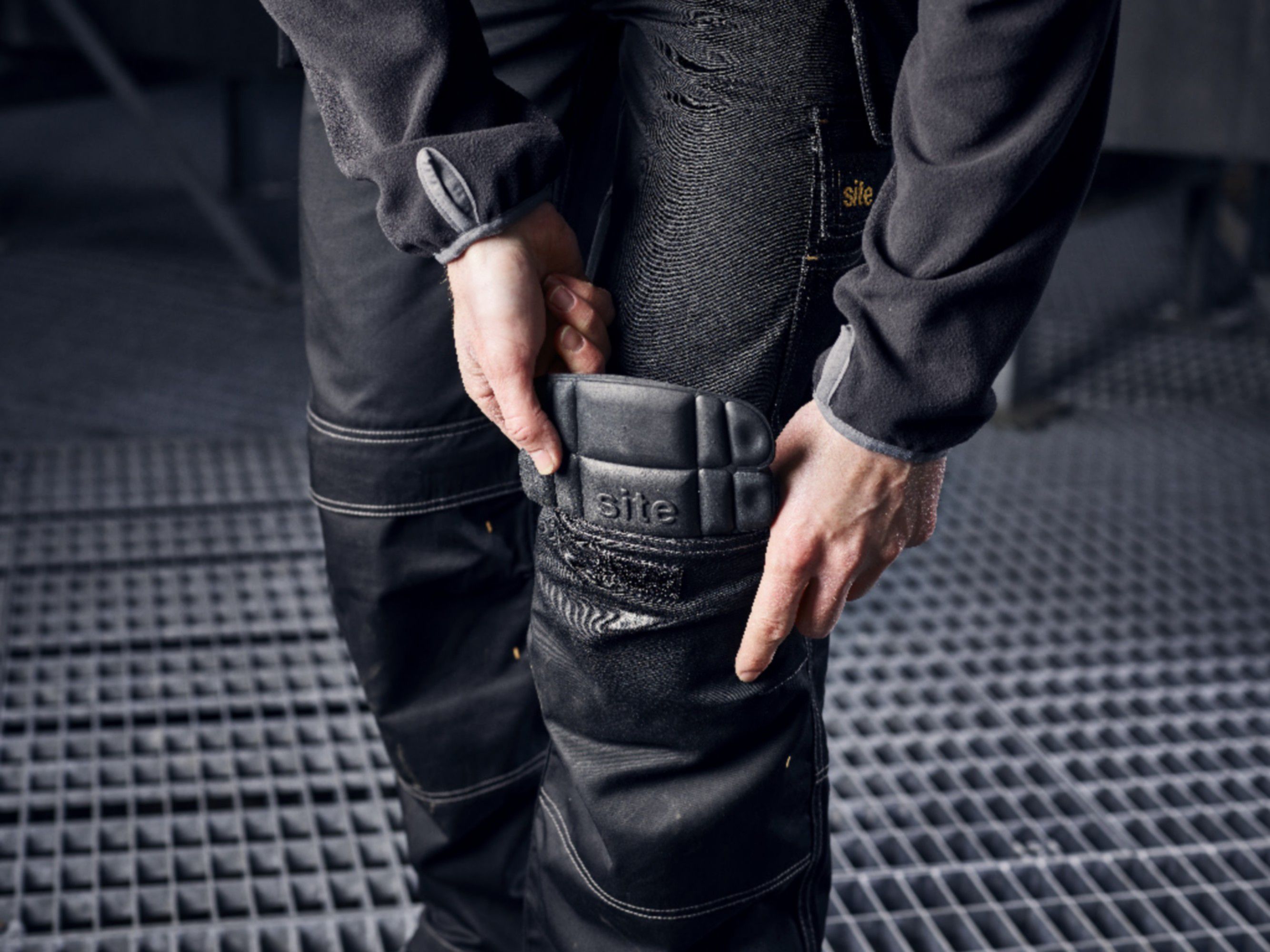 Site Black Knee pad insert One size