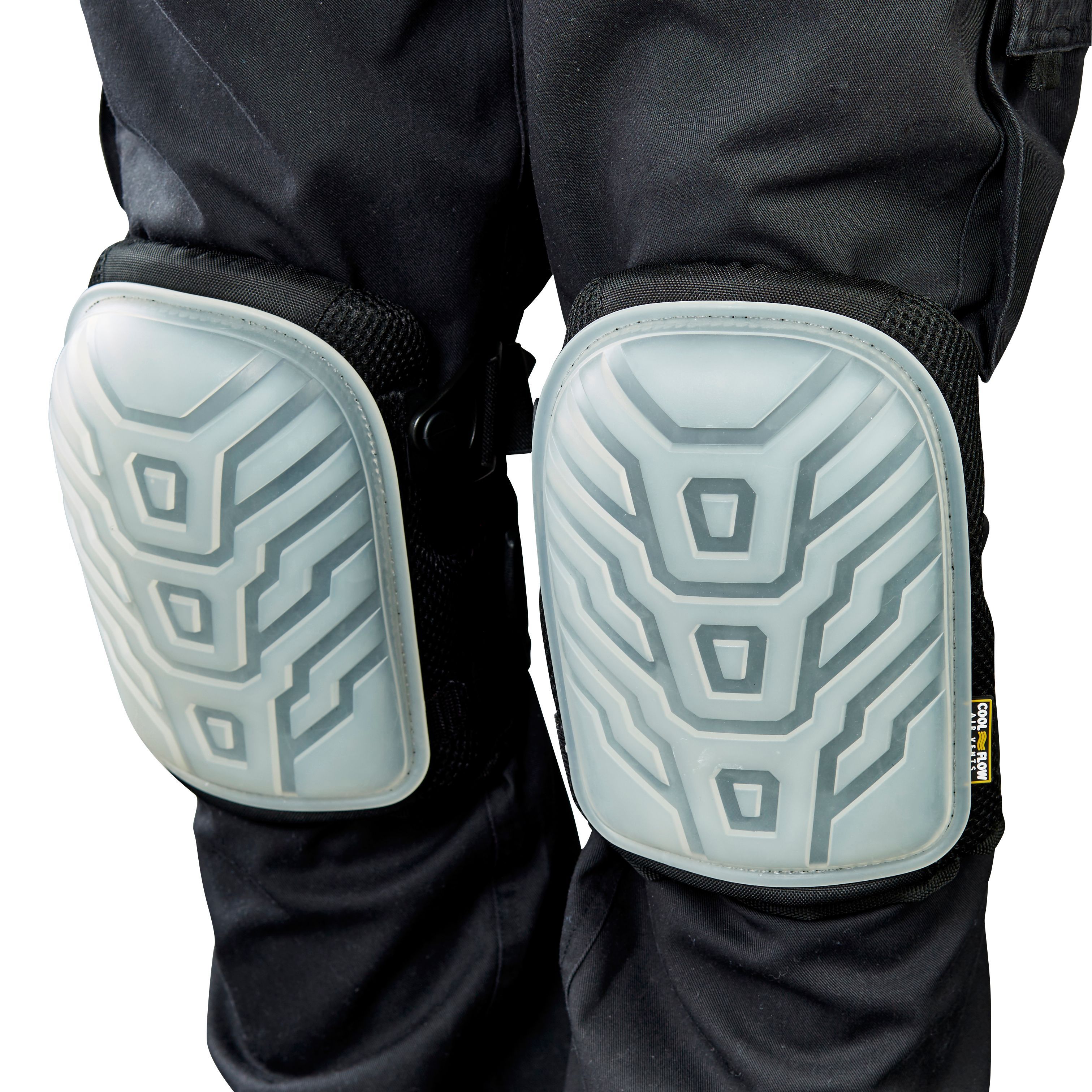Site Black Knee pads One size SKN502, Pair of 2