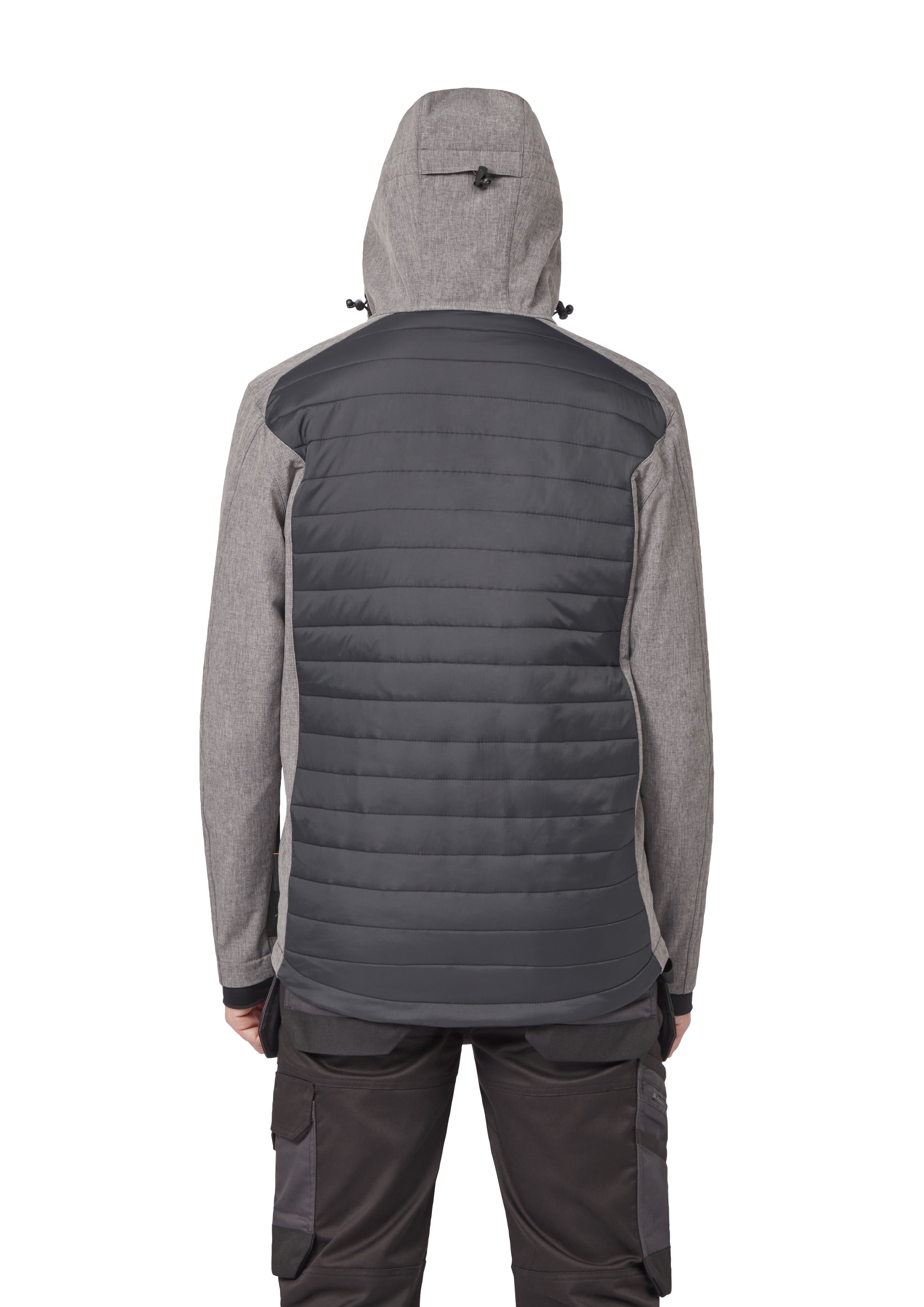 Site Bonnington Black & grey Men's Softshell jacket, X Large