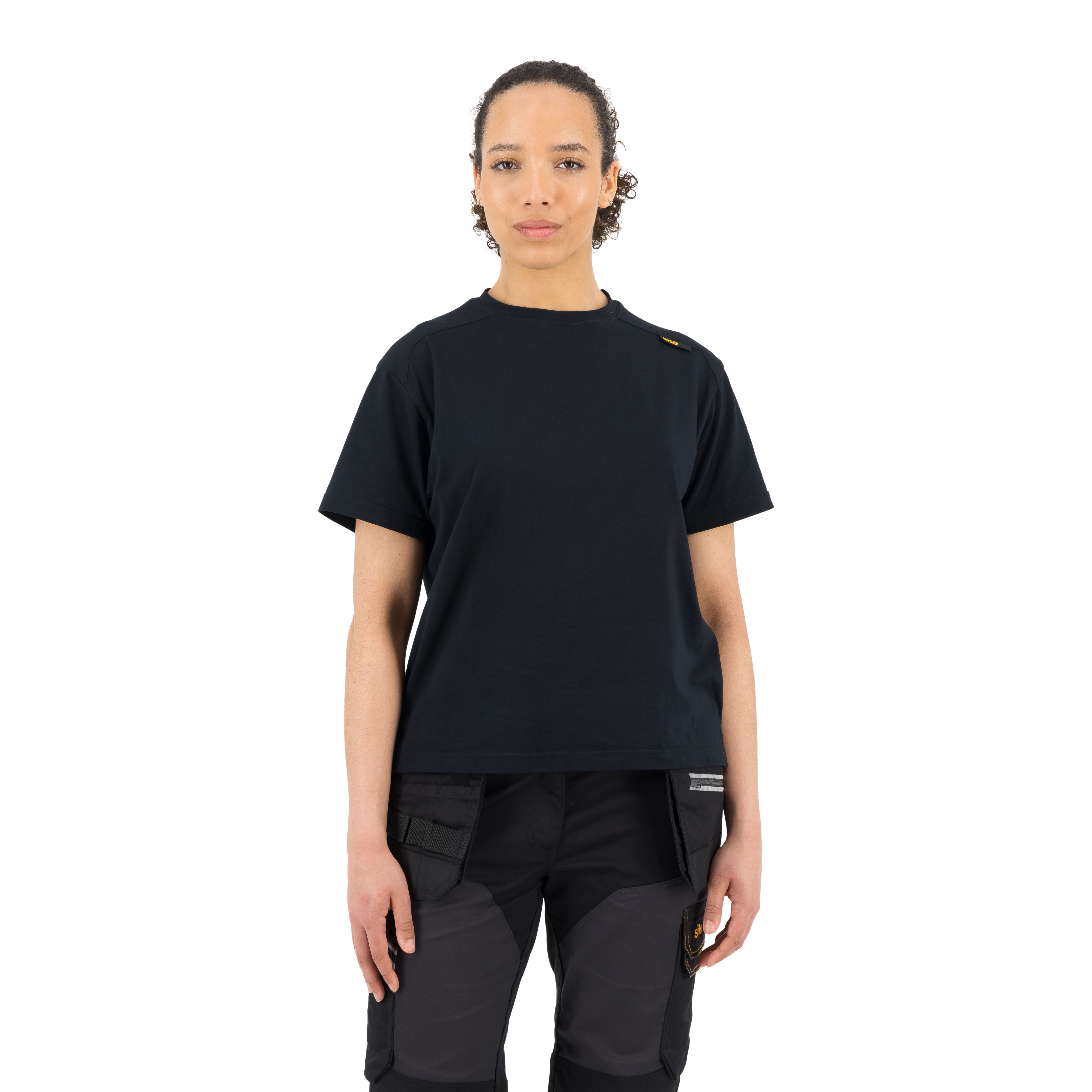 Site Caffery Black T-shirt Small, Size 8