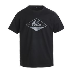 Site Cheals Black T-shirt Large