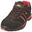 Site Coltan Black & Red Safety trainers, Size 11