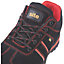 Site Coltan Black & Red Safety trainers, Size 12