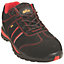 Site Coltan Black & Red Safety trainers, Size 8