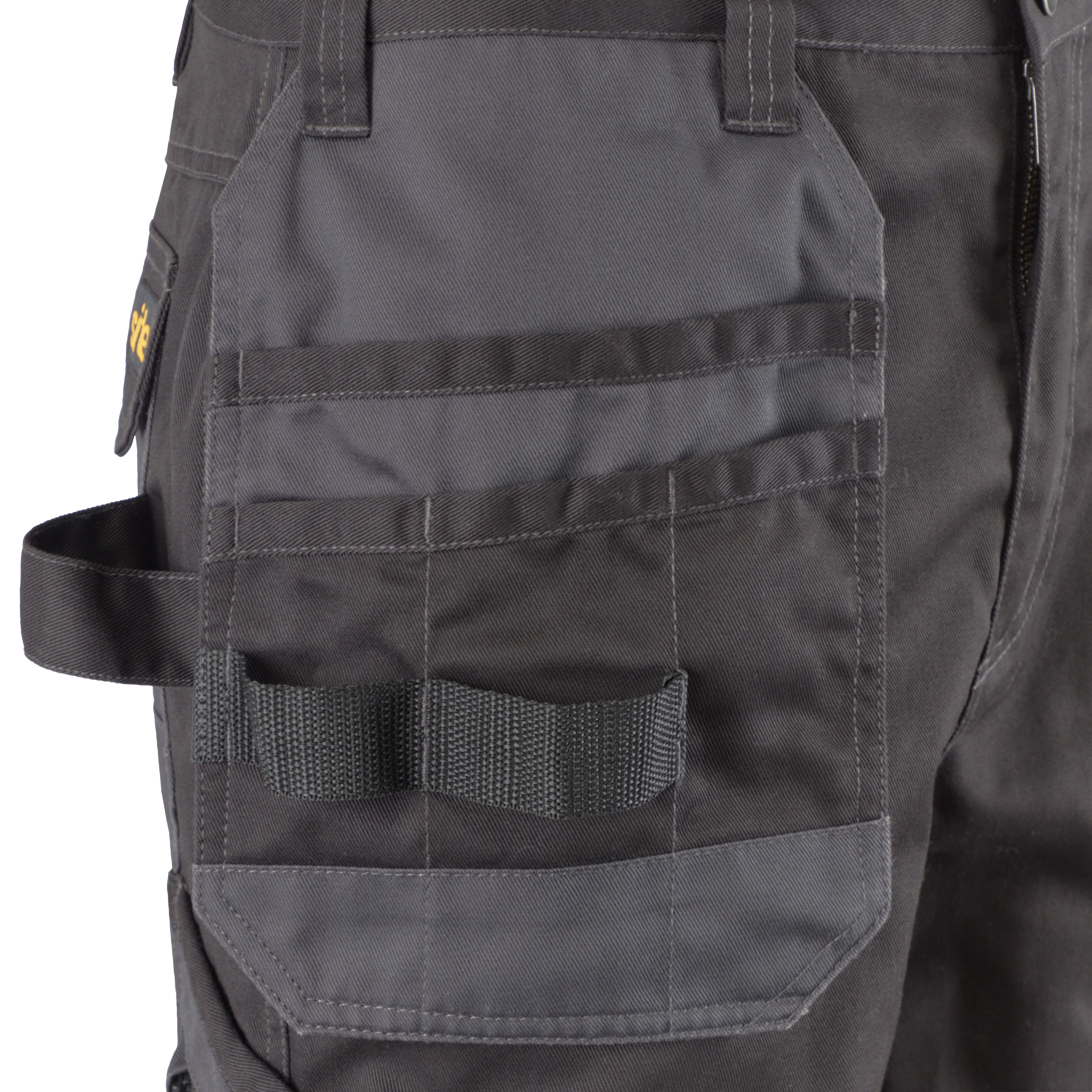 Site Coppell Black & grey Men's Holster pocket trousers, W32" L32"