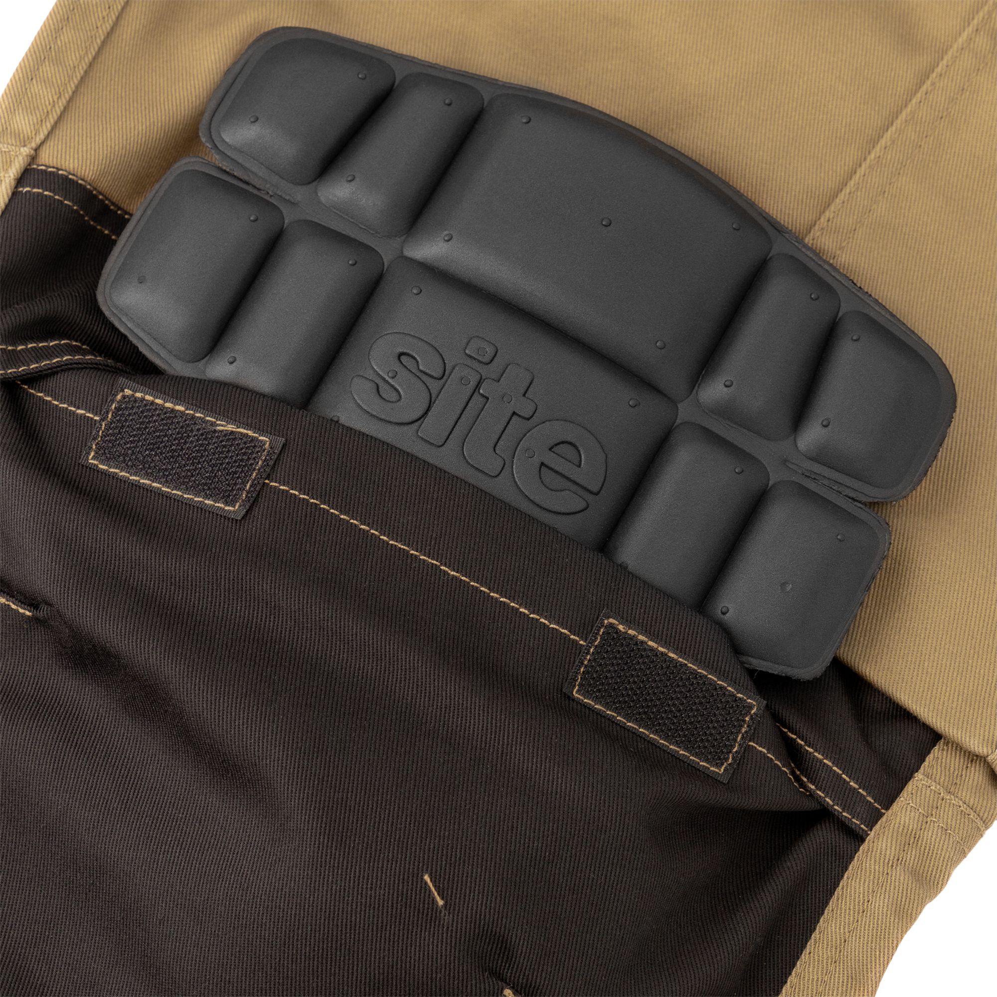 Site Coppell Tan/Black Men's Holster pocket trousers, W32" L32"