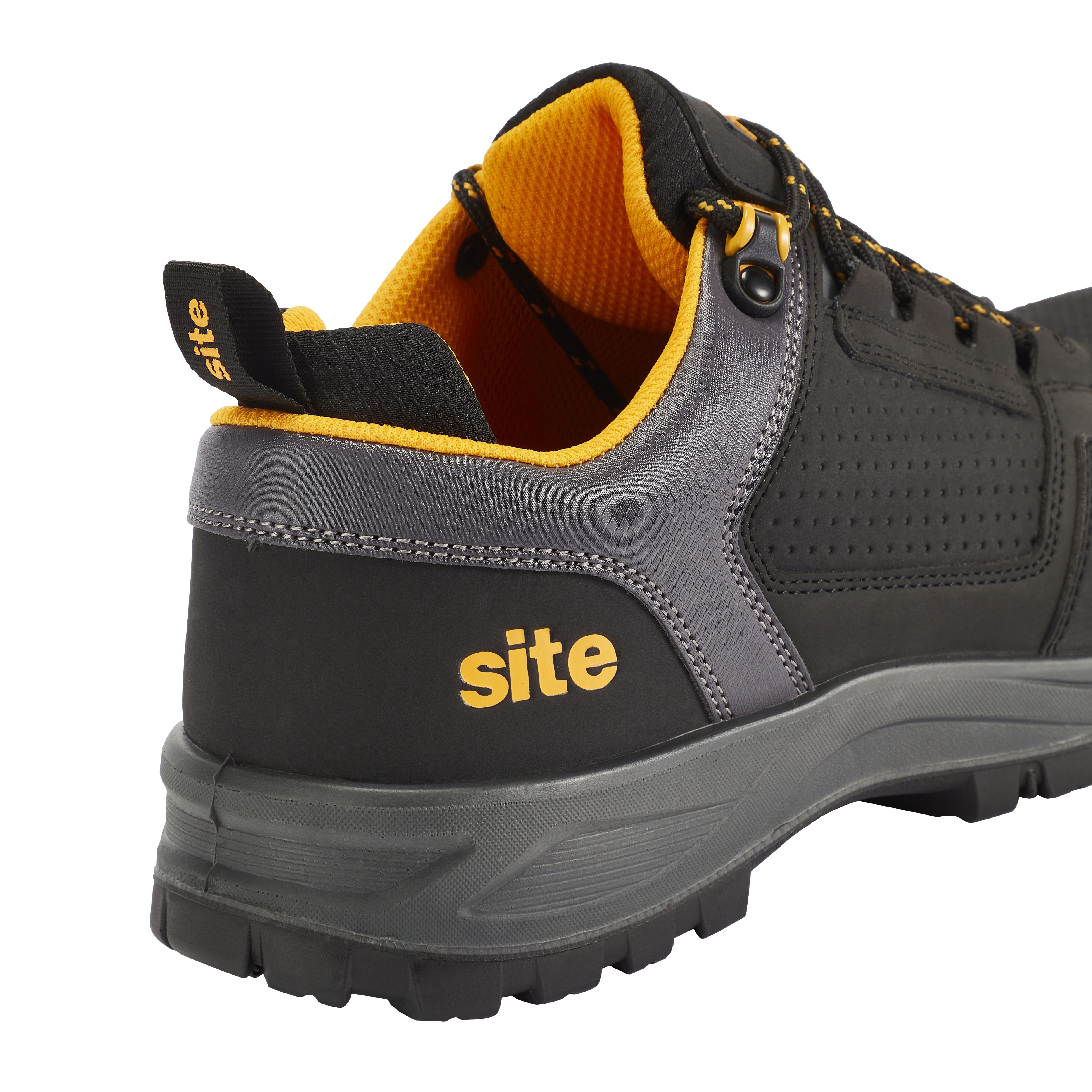 Site Coyle Black Safety trainers, Size 8