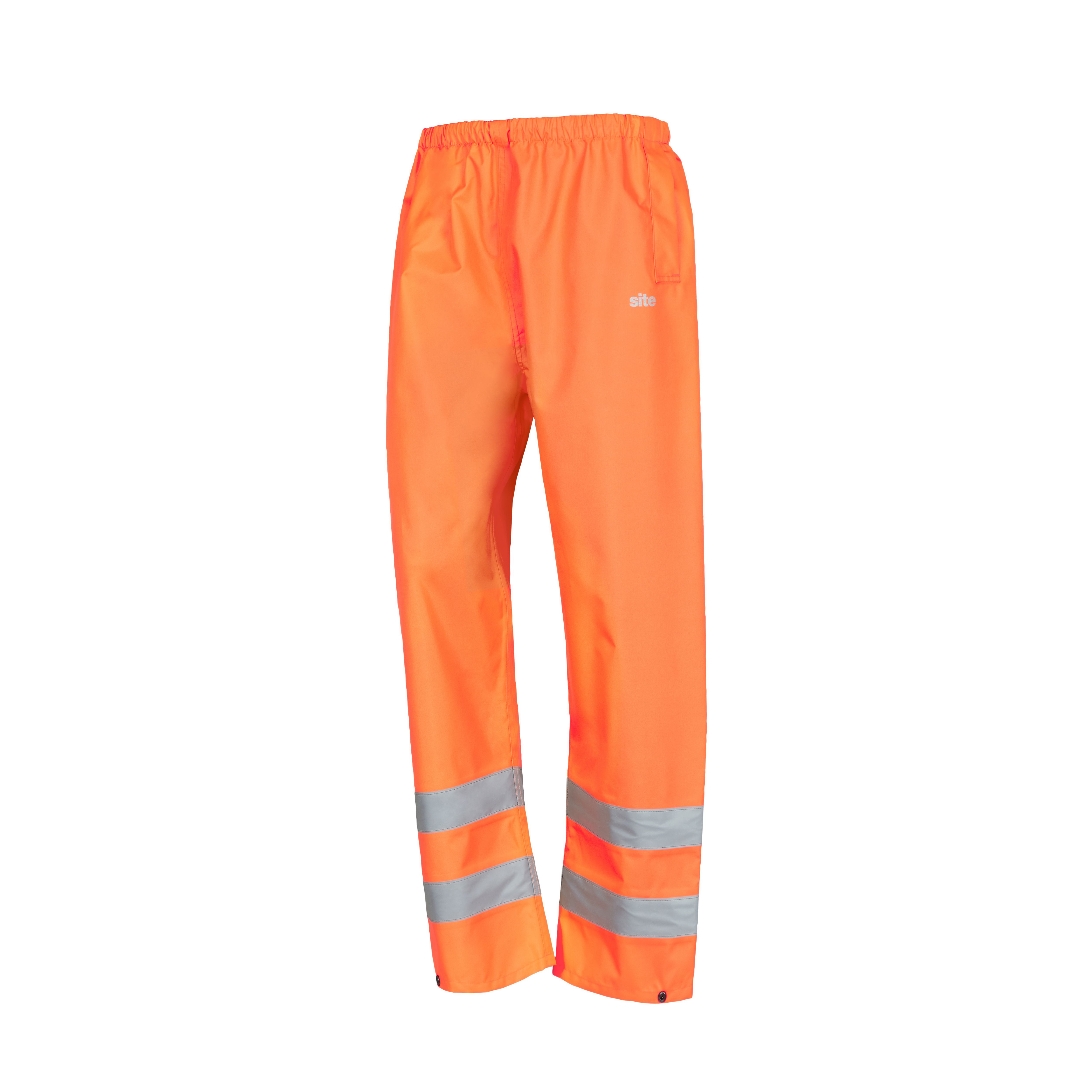 Site Huske Orange Waterproof Hi-vis trousers, Medium