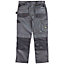Site Jackal Grey/Black Men's Trousers, W40" L34"