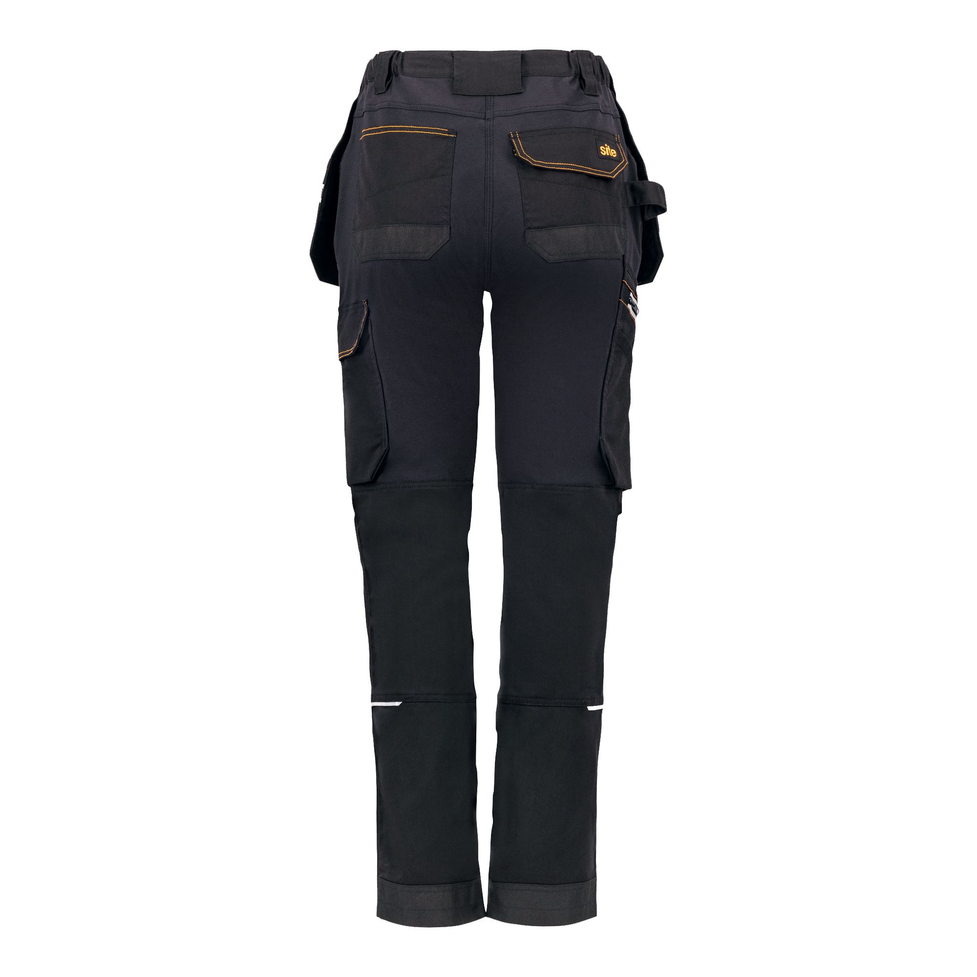Site Kilani Black/Grey Ladies trousers, Size 12 L31"