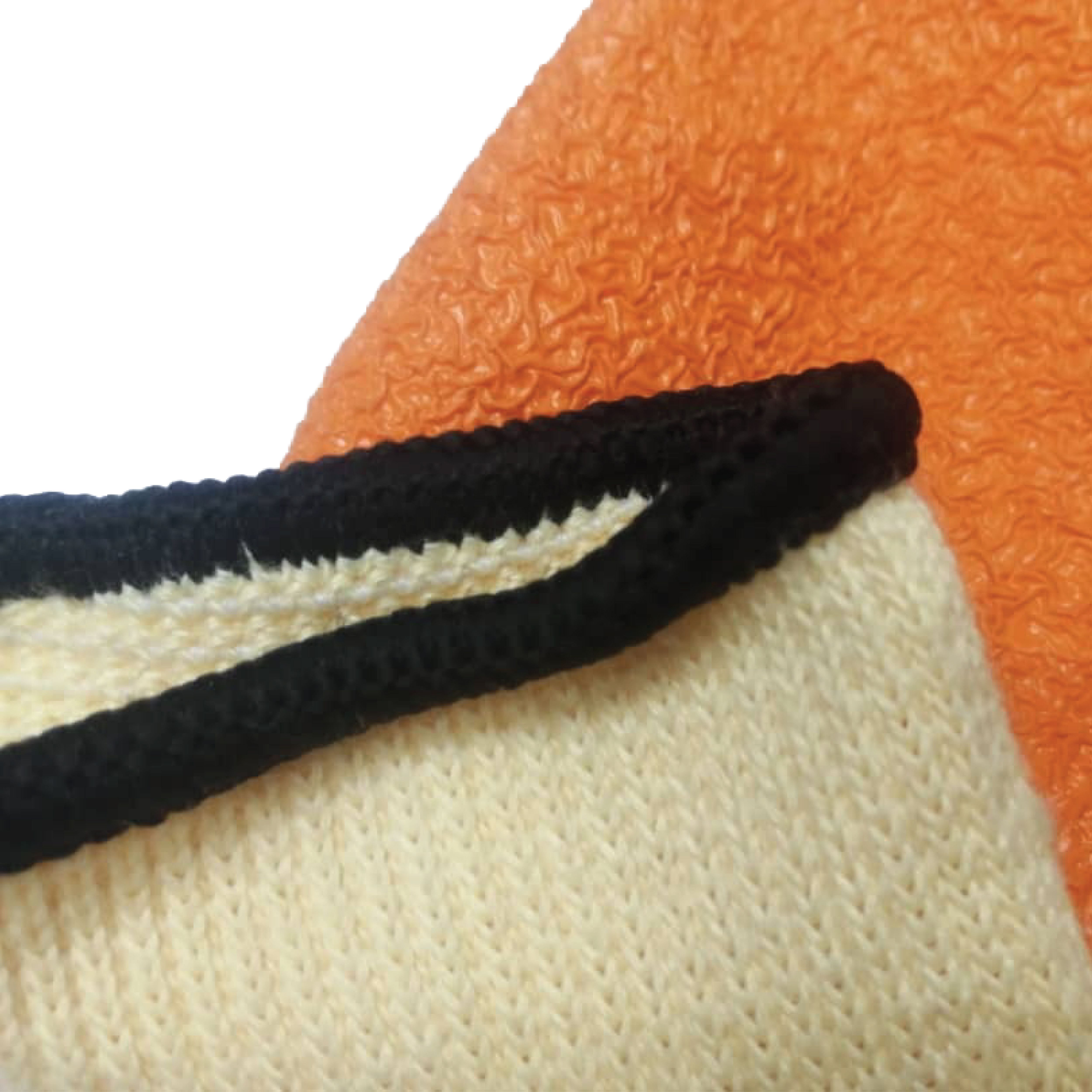 Site Latex & polycotton Yellow/Orange Builder's gloves, Large