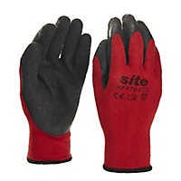 Site Latex & polyester (PES) Gripper Gloves, Large