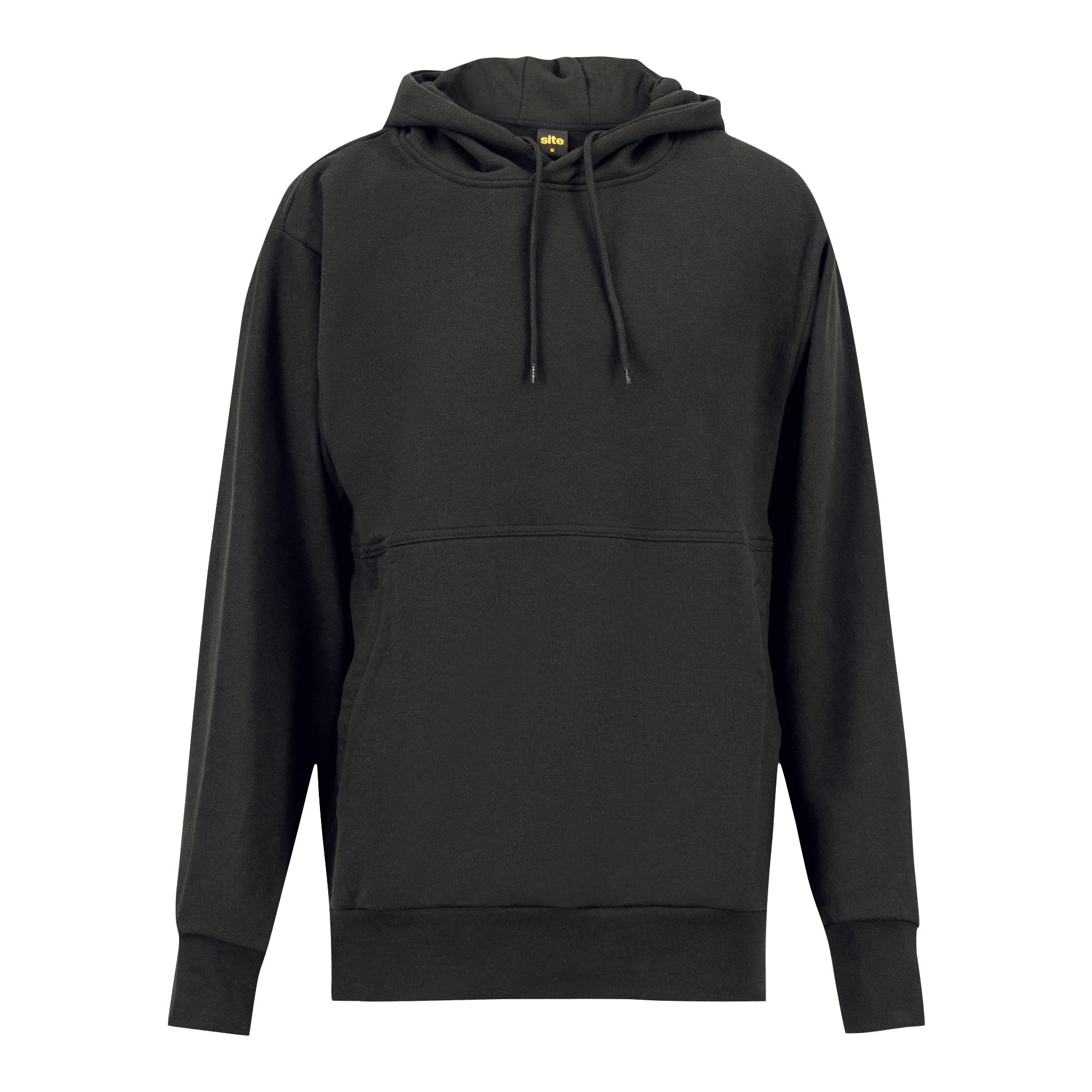 Site Leerdam Black Men s Hooded sweatshirt Medium