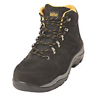 Site Men's Black Safety boots, Size 10
