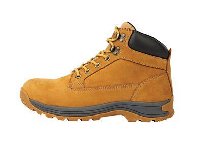 Site Milestone Wheat Safety boots, Size 8