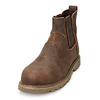 Site Mudguard Brown Dealer boots, Size 9