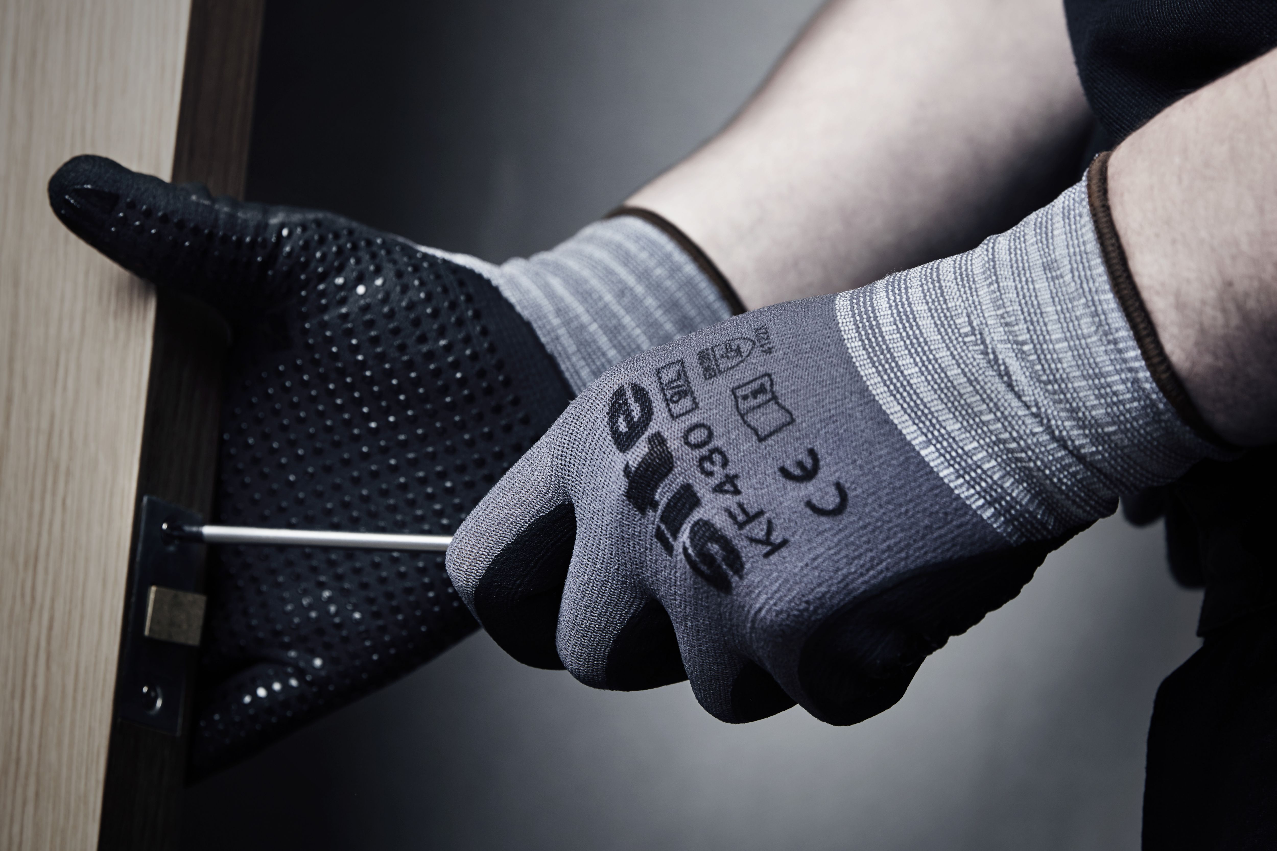 Site Nitrile Secure handling gloves, Large