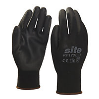 Site Nylon Black General handling gloves, X Large