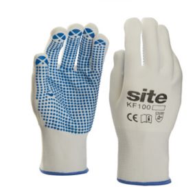Site Nylon & polyester General handling gloves, Large