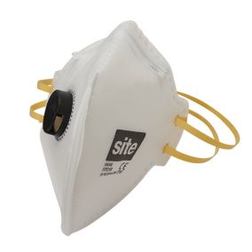 Site P2 Valved Disposable dust mask SRE436, Pack of 2