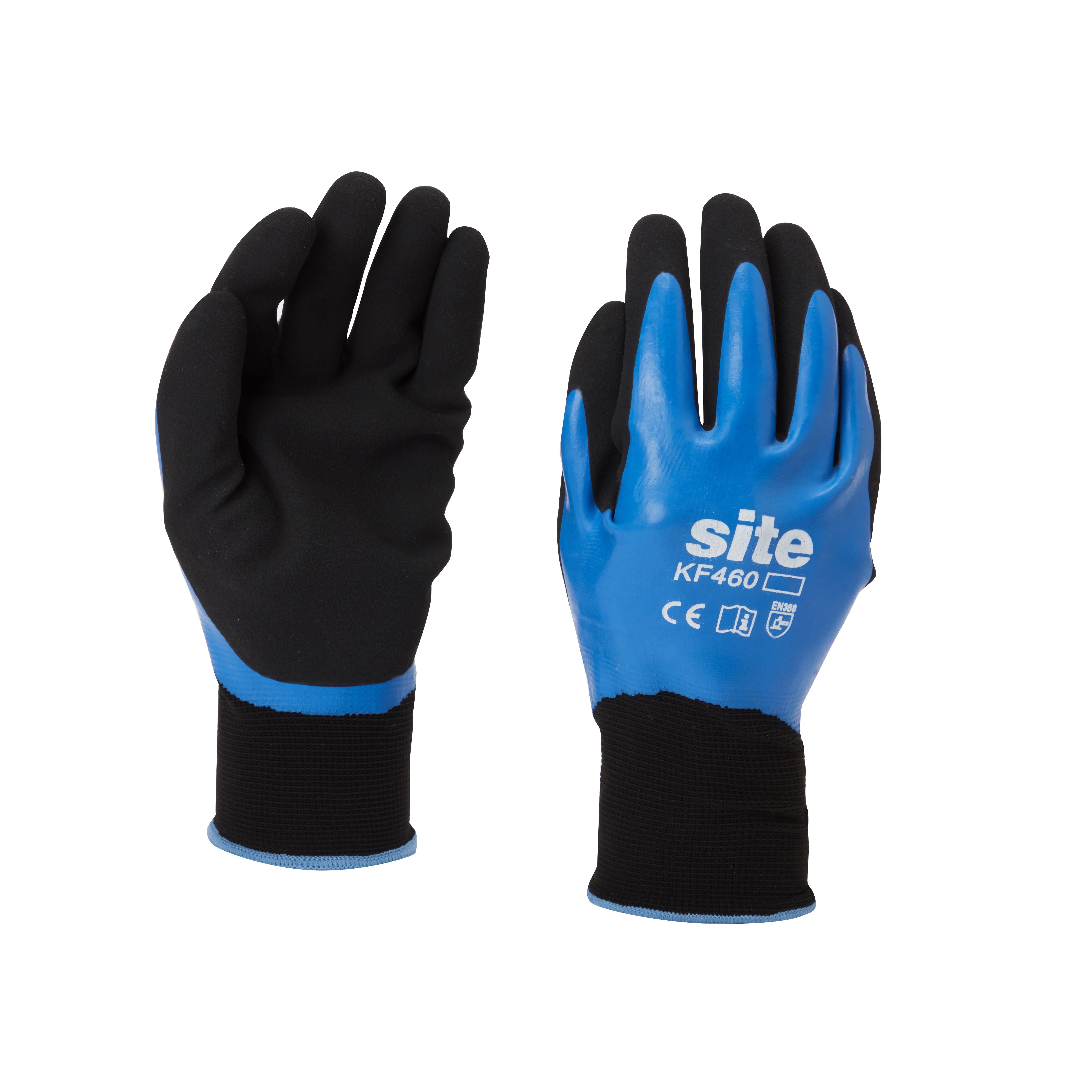 Site Polyester PES Blue Specialist handling gloves Large