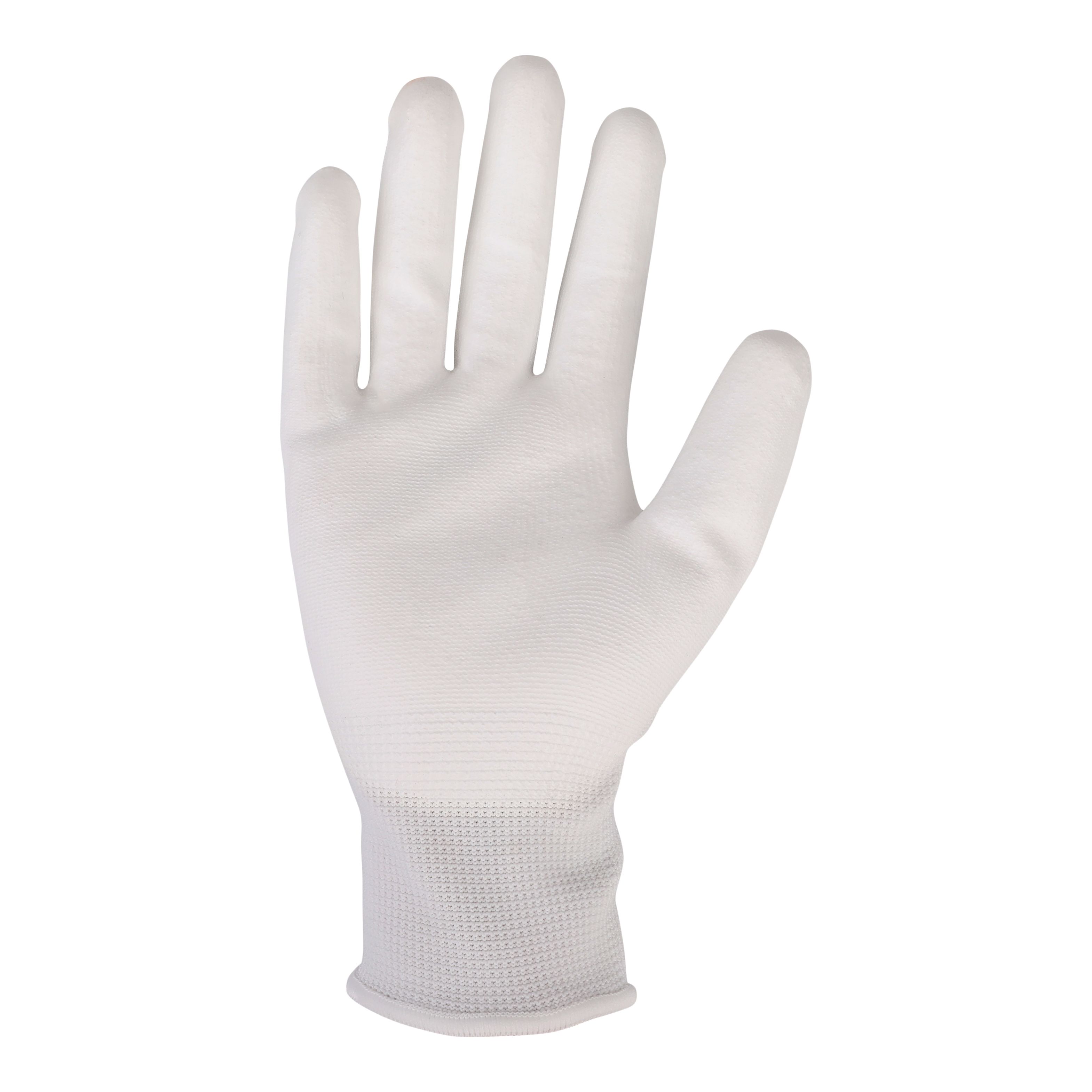 Site Polyester (PES) & polyurethane (PU) White Specialist handling gloves, Large