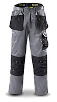 Site Retriever Dark grey Trousers, W32" L32"