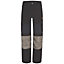 Site Ridgeback Black & Grey Men's Multi-pocket trousers, W32" L32"