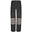 Site Ridgeback Black & Grey Men's Multi-pocket trousers, W34" L32"