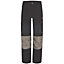 Site Ridgeback Black & Grey Men's Multi-pocket trousers, W36" L32"