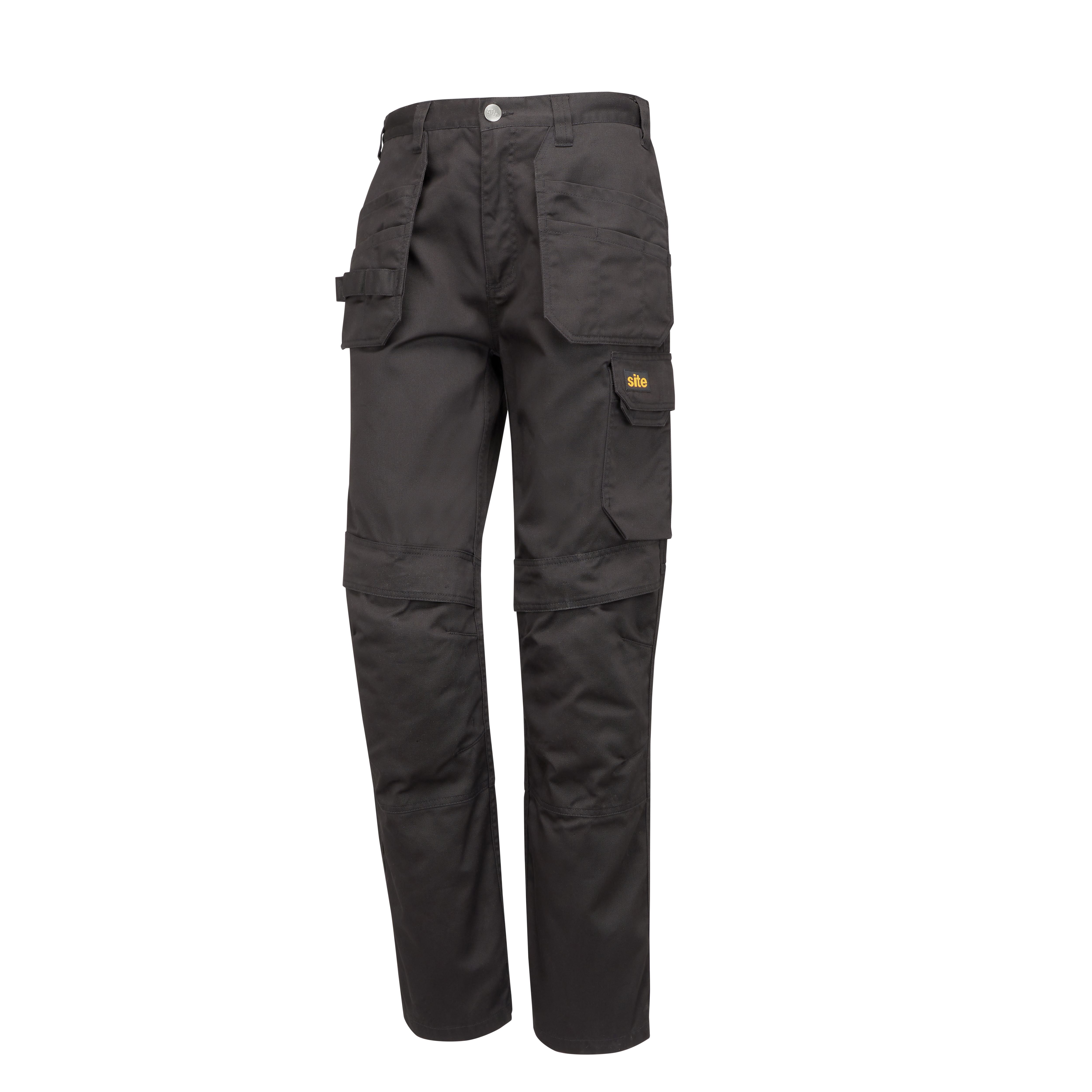 Site Sember Black Men's Holster pocket trousers, W38" L32"