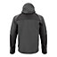 Site Suter Grey & black Men's Hooded sweatshirt Large