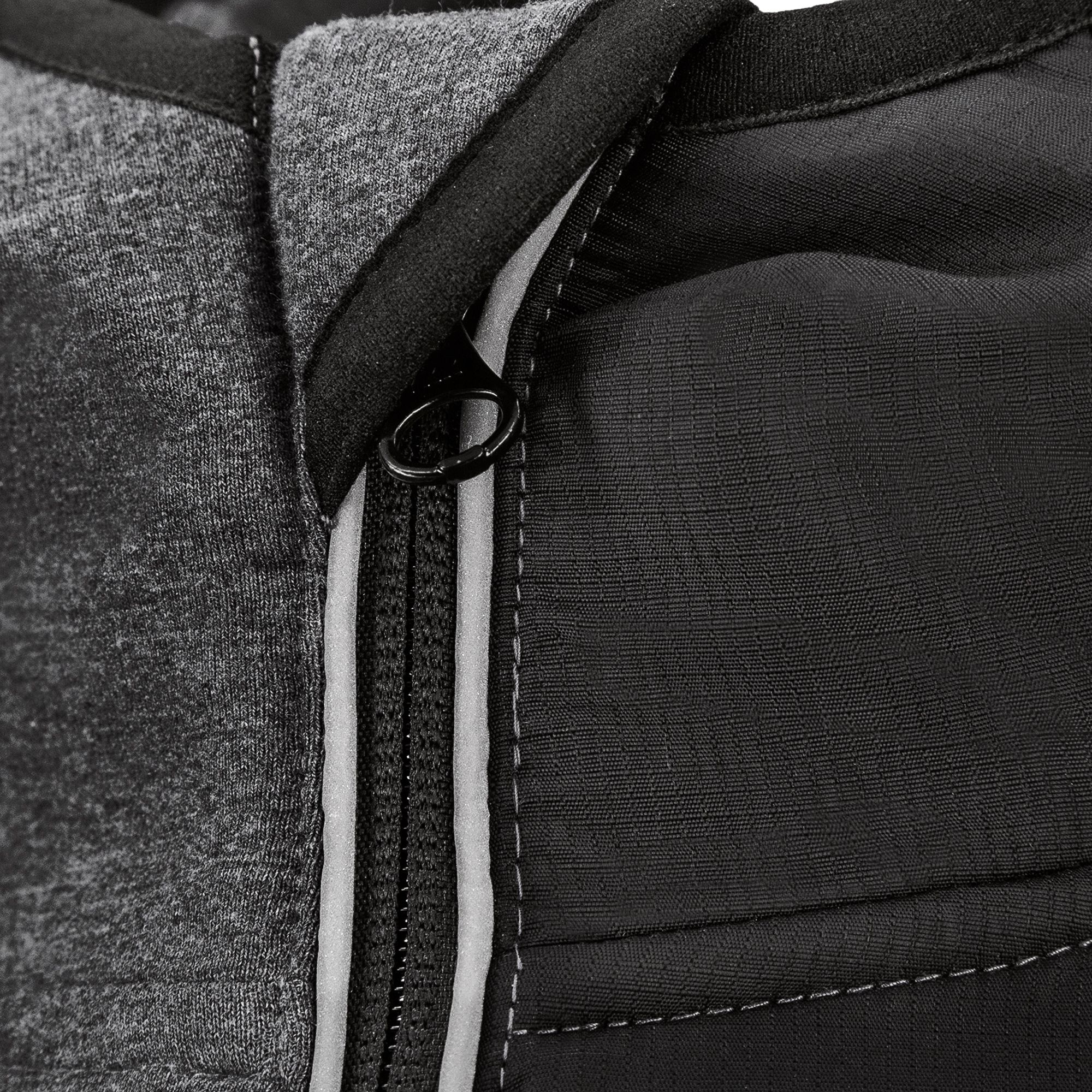 Site Suter Grey & black Men's Hooded sweatshirt X Large