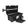Site system Aluminium & plastic 1 compartment Trolley & toolbox (H)330mm (W)760mm