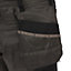 Site Tanuki Black & grey Trousers, W38" L32"