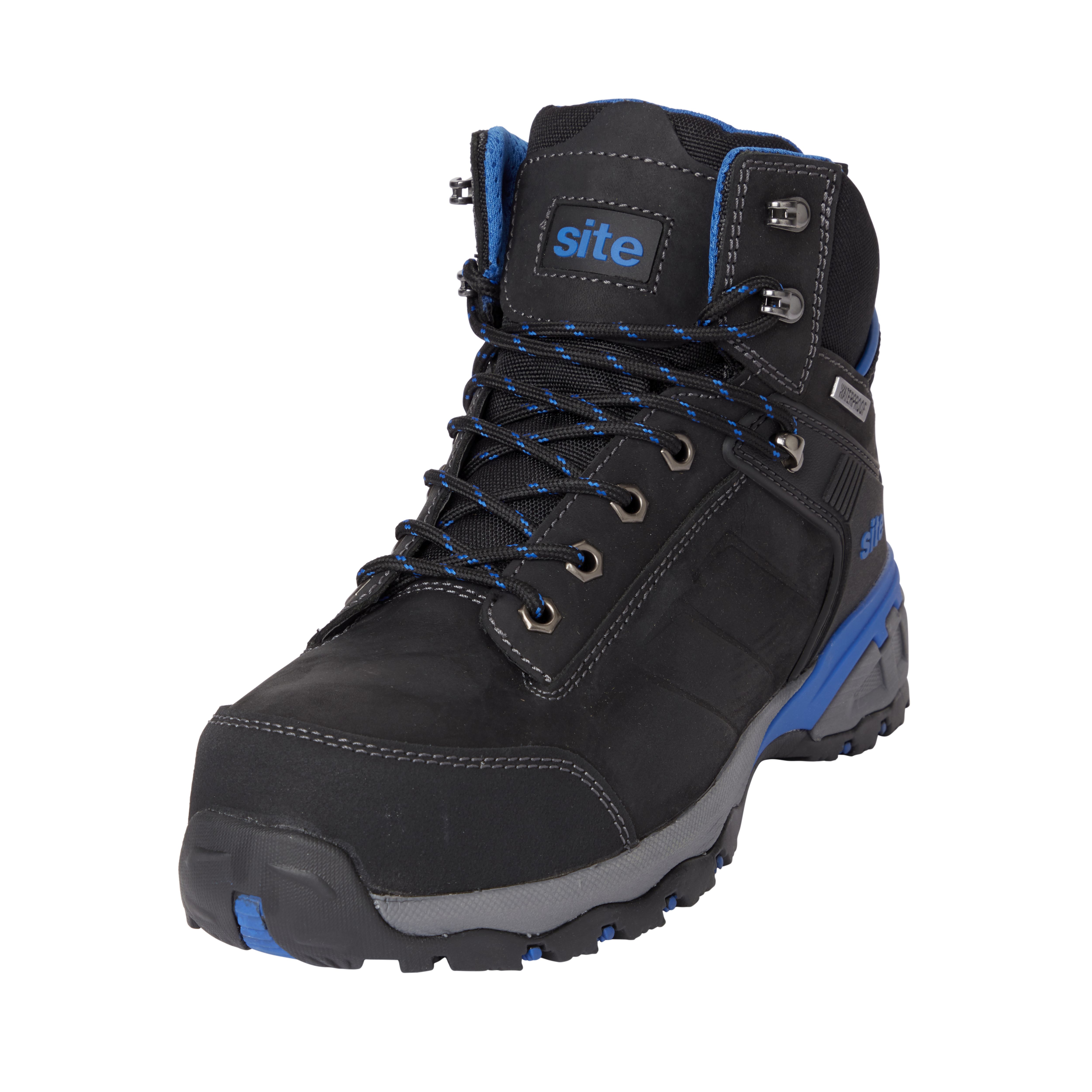 Site Thorite Unisex Black blue Safety boots Size 9 Tradepoint