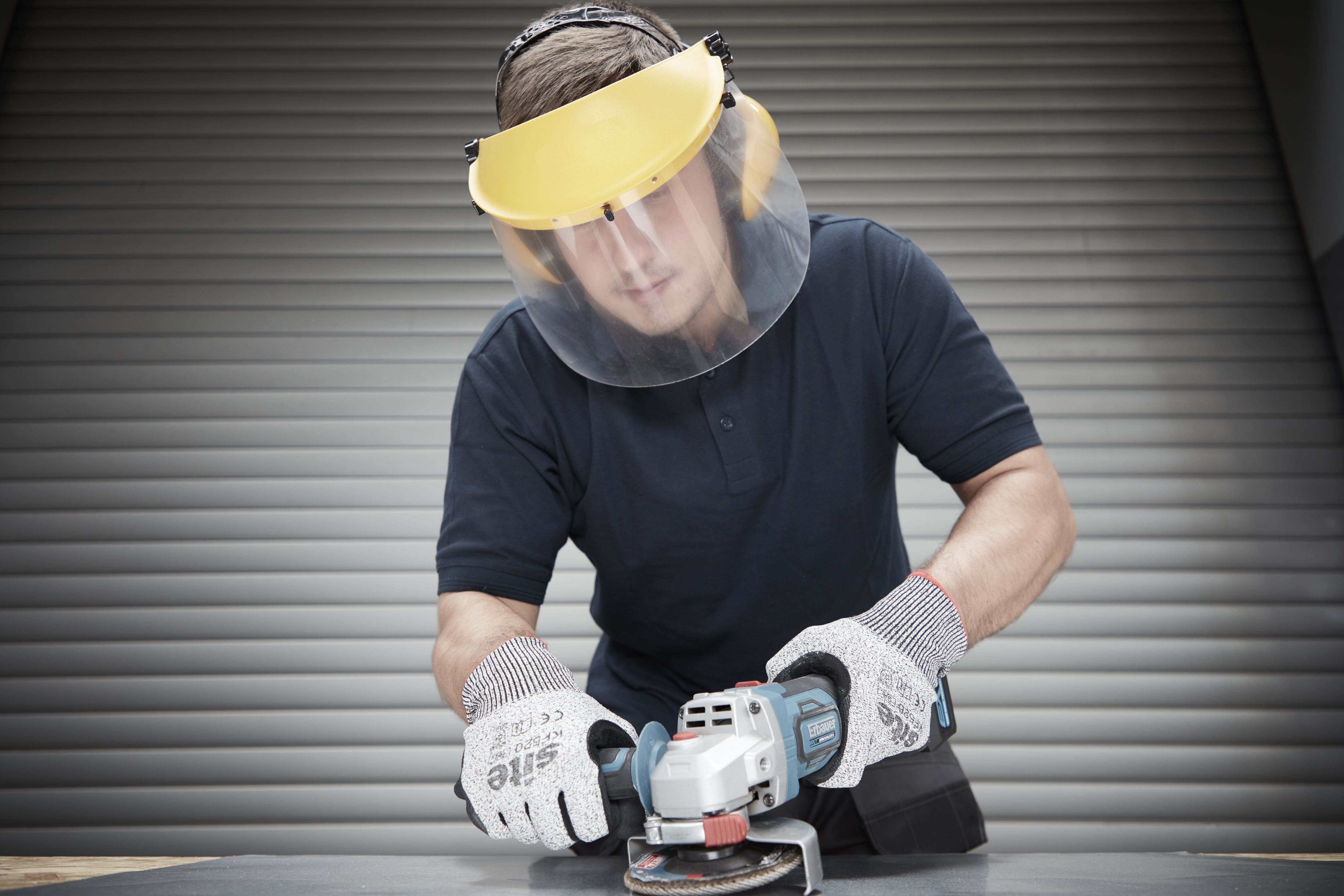 Site Yellow Polycarbonate (PC) & polypropylene (PP) Face shield & guard