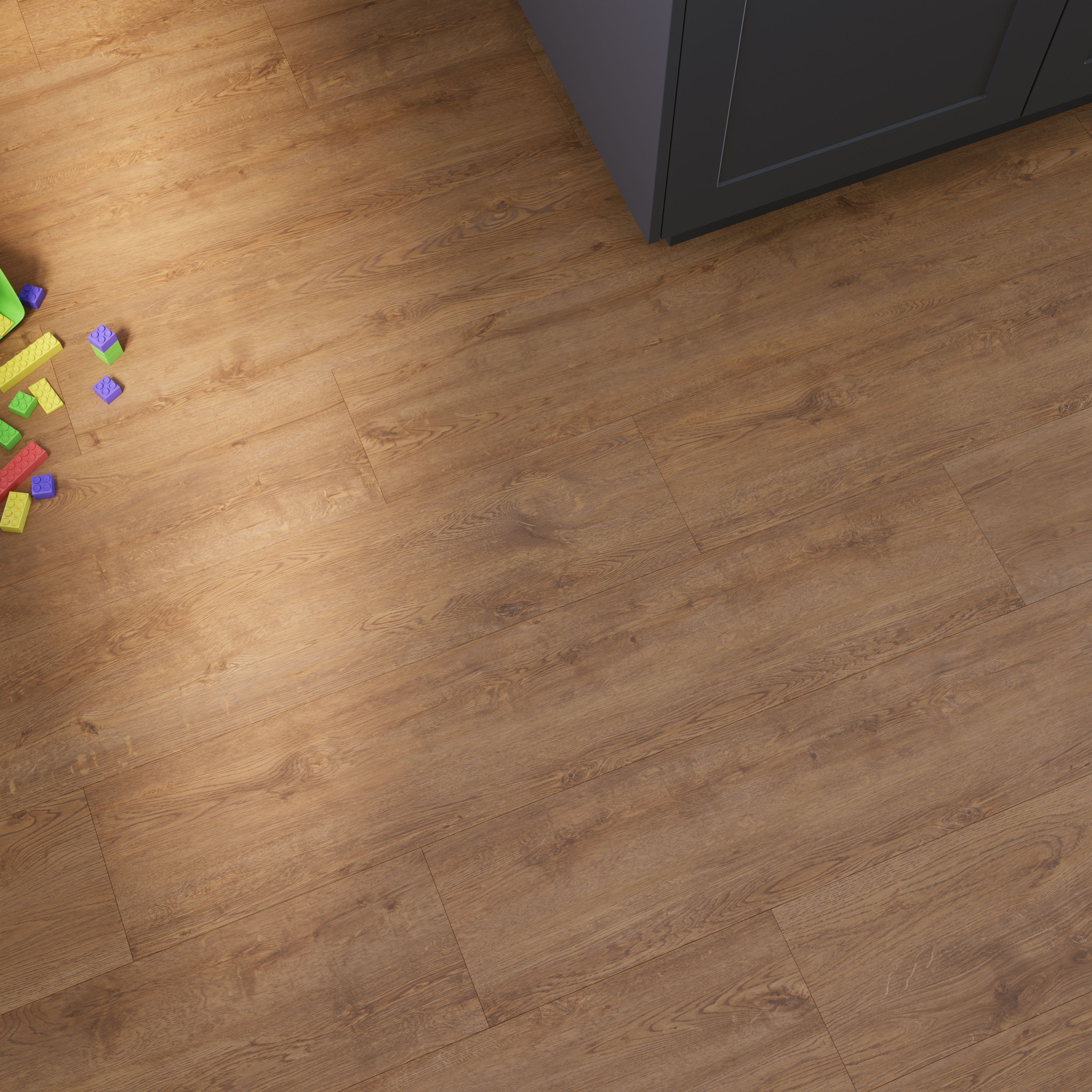Skara Wood effect Laminate Flooring Sample