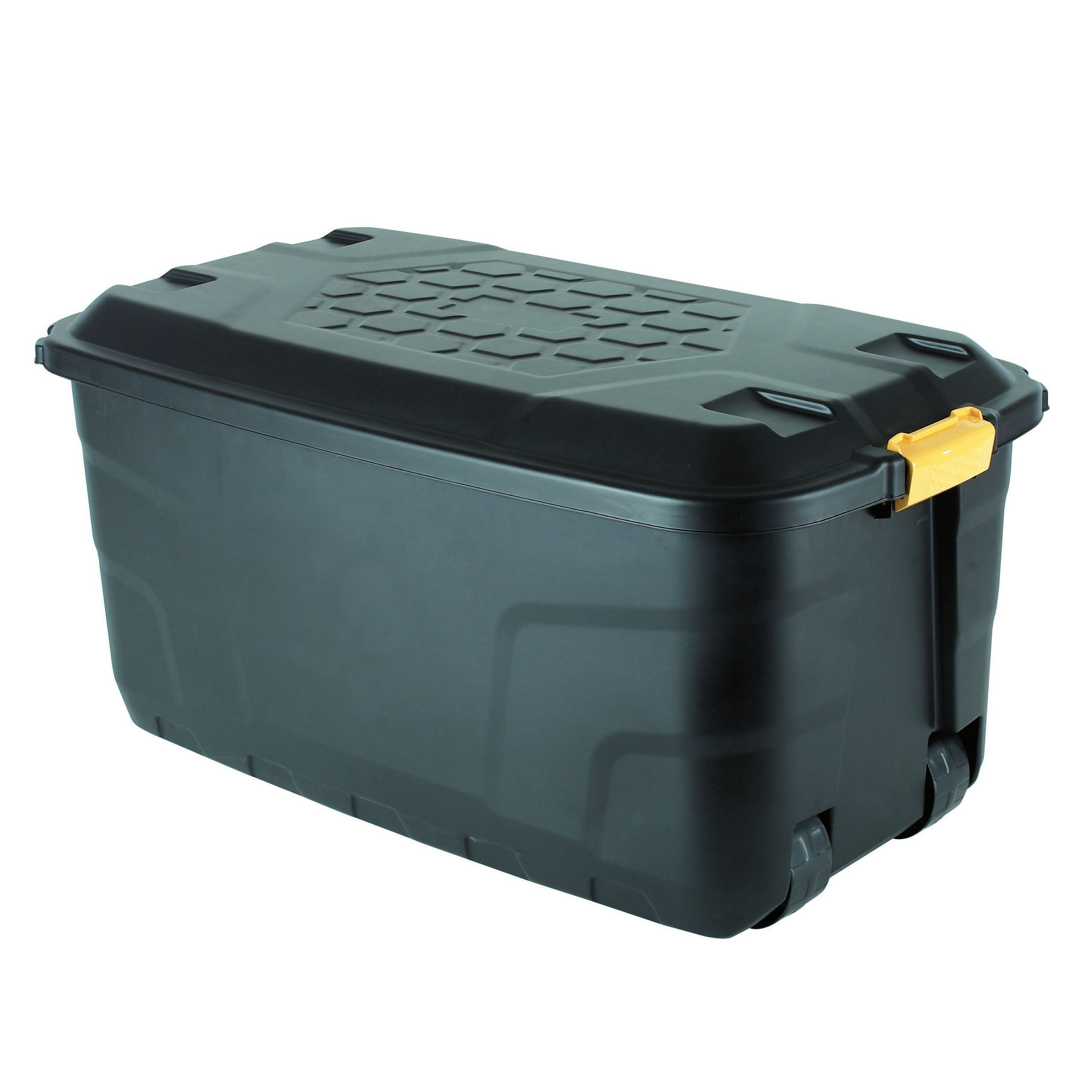 SKIP17 145L HEAVY DUTY BOX ON WHEELS BLA